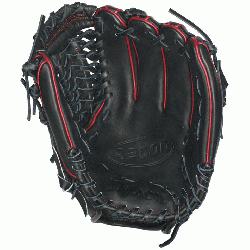 black and red A2000 GG47 GM Baseball Glove